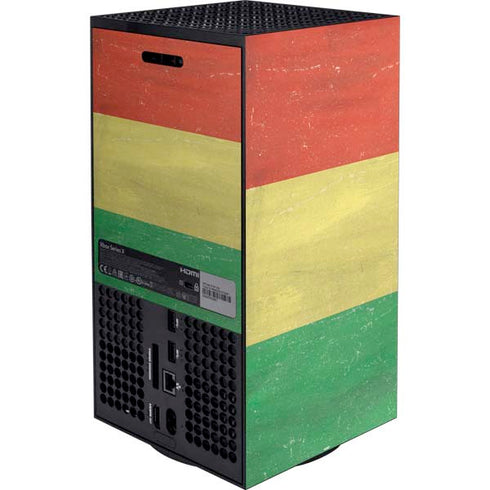 Bolivia Flag Distressed Xbox Series X Bundle Skin